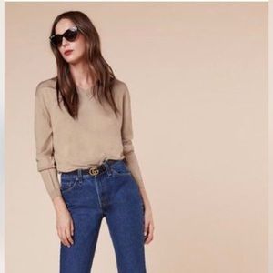 Reformation silk cashmere sweater